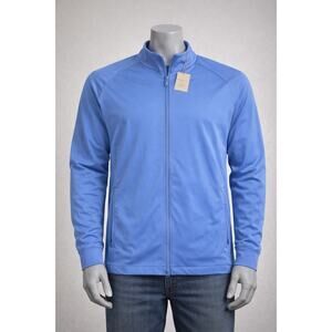 Peter Millar Crown Sport Men’s XL Blue Full Zip Performance Jacket Golf NWT
